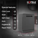 Hafele Aqua Noir 13 Place Setting view 6