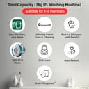 LG 7 Kg 5 Star AI Direct Drive Steam Front Load (FHB1207Z2M) view 2