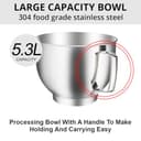 INALSA Kratos Plus Stand Mixer 1200W view 5