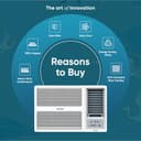 Sharp 1.5 Ton 3 Star Fixed Speed Window AC view 2