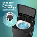 Haier 10.5 Kg 5 Star Inbuilt Butterfly Heater Oceanus Wave Drum Fully Automatic Top Load (HWM105-H688BK) view 7