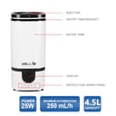 iBELL HU450RB 4.5L with Remote & Display view 5