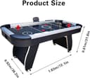 KNK 6ft Air Hockey Table view 8