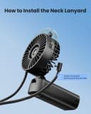 Gaiatop 180° Foldable Misting Fan with LED Display view 7