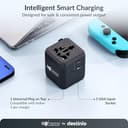 GoTrippin Universal Travel Adapter (25W, 2 USB-C + 1 USB-A) view 2