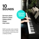 Korg B2SP Digital Piano (88 Natural Weighted Hammer Keys, Stand + 3-Pedal) view 2