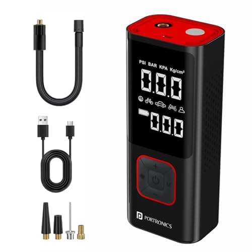 Portronics Vayu 2.0 Rechargeable Tyre Inflator