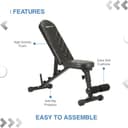 Amazon Basics Heavy Duty 3-in-1 Adjustable Bench view 4