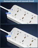 FEDUS 8-Socket Surge Protector with USB-A and USB-C view 7