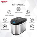 Sharp Atta & Bread Maker PE-105-CS (13 Programs, Gluten-Free) view 3