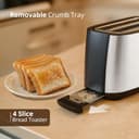 iBELL CrustoF40 1400W 4-Slice Pop-up Toaster view 3