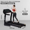 Durafit Vigor Pro 6HP BLDC Treadmill view 2