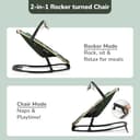 R for Rabbit Rock N Nap Bliss Baby Rocker & Bouncer 2-in-1 view 2