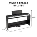 Korg B2SP Digital Piano (88 Natural Weighted Hammer Keys, Stand + 3-Pedal) view 3