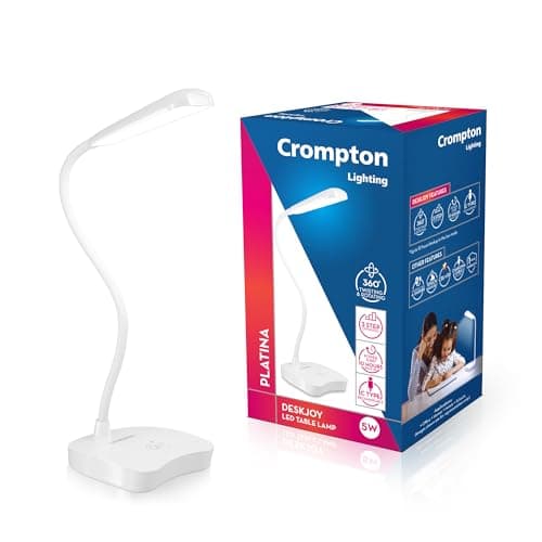 Crompton DeskJoy 5W Rechargeable LED Table Lamp