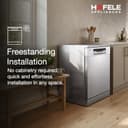 Hafele Aqua Chrome 13 Place Settings Dishwasher view 4