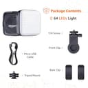 Amazon Basics LED Video Light Panel view 6