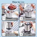 AGARO Delite 400W Electric Chopper 2L view 6