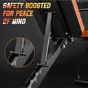 Kobo Adjustable Bench with Leg Extension & Preacher Curl view 7