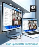 BlueRigger 8K HDMI 2.1 Cable 3.3FT view 3