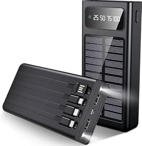 Unicornglazz 20000mAh Solar Power Bank