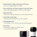 Panasonic KX-HN4001W 3.5" DECT Video Baby Monitor view 2