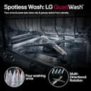 LG 14 Place Settings Inverter Direct Drive Wi-Fi Dishwasher (DFB424FP, Silver) view 6