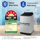 Samsung Smart Choice 8 kg 5 Star EcoBubble Digital Inverter Fully-Automatic Top Load (WA80BG4441BG) view 2