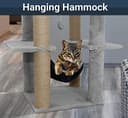Hiputee 55' Soft Fur Condo Activity Cat Tree view 4