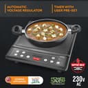 Prestige Iris Eco 1200W Induction Cooktop view 7