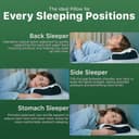 Utopia Bedding Contour Cervical Memory Foam Pillow view 2