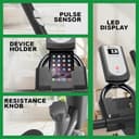 PowerMax Fitness BS-125 Spin Bike view 8