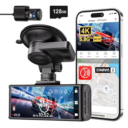 REDTIGER F7NT 4K Dual Dash Cam