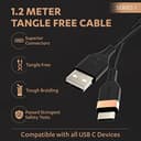 Duracell USB-C 65W Braided Cable view 5