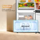 Haier 325L 3 Star Triple Inverter Bottom Mount Double Door Refrigerator (HEB-333DSA-P, 2026 Model) view 8