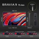 Sony Bravia 9 (K-75XR90) Mini LED 4K Smart TV view 5