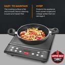 Prestige Iris Eco 1200W Induction Cooktop view 4