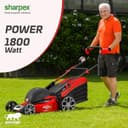 Sharpex 1800W Electric Lawn Mower 20-Inch Blade view 4