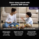 Qubo Smart 360° 3MP 2K Camera view 3