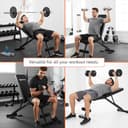 Amazon Basics 7-Level Adjustable & Foldable Bench view 7