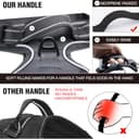 Lyrovo Adjustable No-Pull Harness with Leash Set view 5
