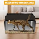 Qpets Stainless Steel Cat Litter Box view 5