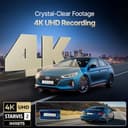 CrossBeats RoadEye DC04 4K 3-Channel Dash Cam view 4