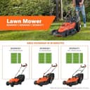 BLACK+DECKER BEMW451BH-B1 1200W Electric Lawn Mower view 8