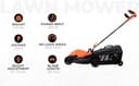 BLACK+DECKER BEMW451BH-B1 1200W Electric Lawn Mower view 2
