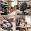 Baybee Lullabies Electric Baby Cradle and Swing view 6