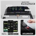 Durafit Vigor Pro 6HP BLDC Treadmill view 5