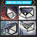 Btag 1W Solar Motion Sensor Wall Light view 2
