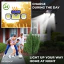 Homehop 226 LED Solar Motion Sensor Light view 3