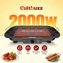 Cultbuzz 2000W Smokeless BBQ Grill view 3